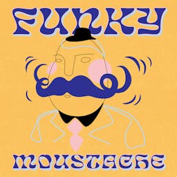 Funky Moustache album artwork